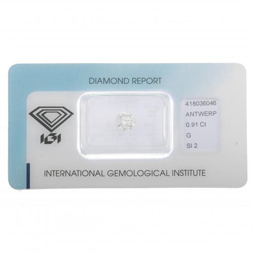 DIAMANTE 0,91 CT. EXCELLENT.