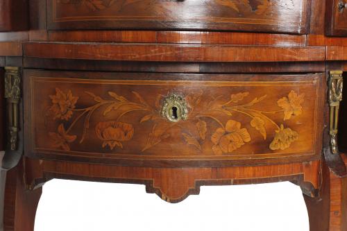 SMALL FRENCH TRANSITION STYLE CONSOLE, LOUIS LOUIS XVI, FIR