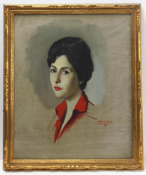 ARMANDO MIRAVALLS BOVE (1916-1978). "WOMAN PORTRAIT", 1960.