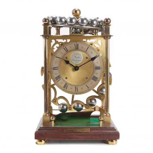 RELOJ DE PESO ESFÉRICO HARDING & BAZELEY, DE CHELTENHAM, INGLATERRA, CIRCA 1950. 