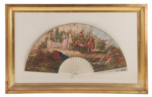 SPANISH FAN, FIRST THIRD 19TH CENTURY. 