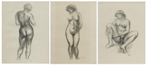 ARISTIDE MAILLOL (1861-1944). "DESNUDOS FEMENINOS". 