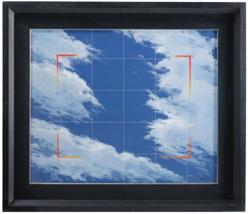 JOSEP A. NIEBLA (1945). "COMPOSITION WITH CLOUDS", 1974. 