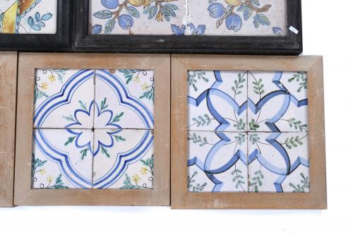 LOTE DE AZULEJOS  CATALANES "DE MOSTRA", SIGLOS XVIII Y XIX