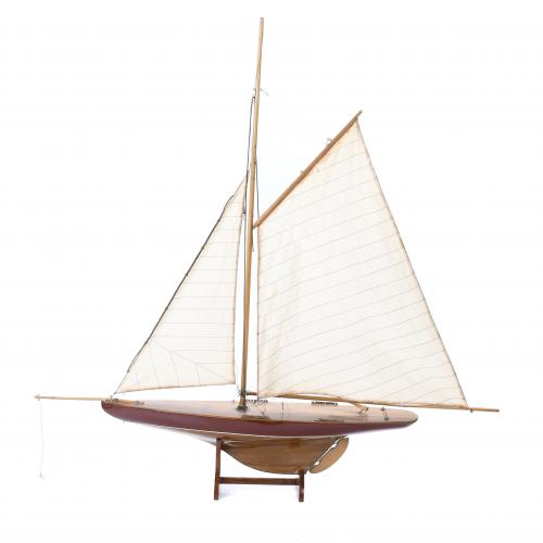 TWO SAILING VESSEL MODELS, 20TH CENTURY.