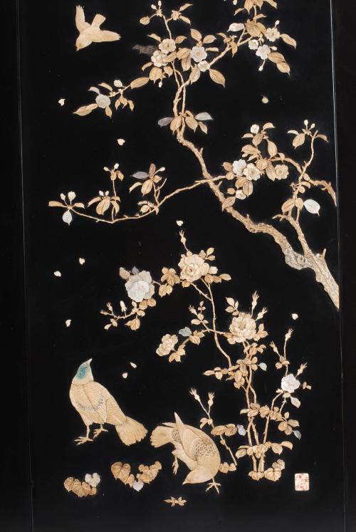 FOUR JAPANESE PANELS, SECOND QUARTER OF THE 20TH CENTURY.