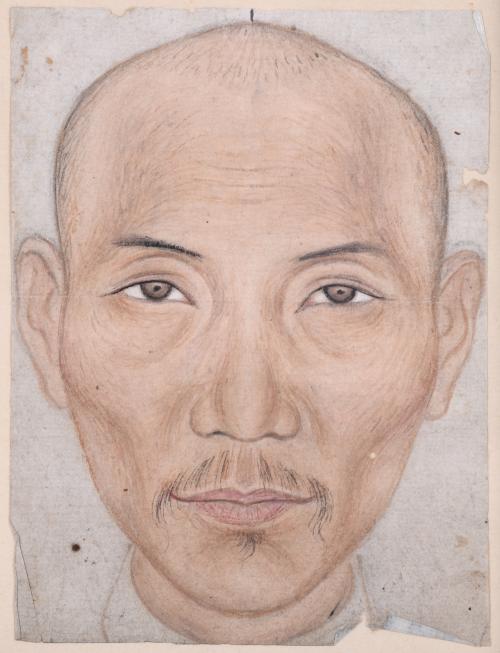 LATE 19TH CENTURY/EARLY 20TH CENTURY CHINESE SCHOOL. "OLD CHINESE MAN".