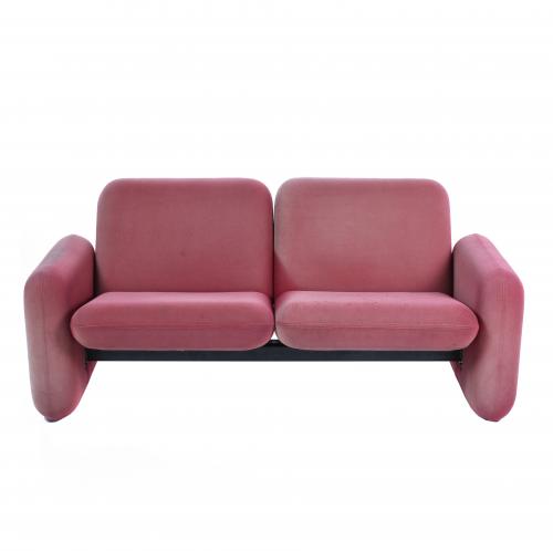 RAY WILKES FOR HERMAN MILLER. "CHICLET" SETTEE, CIRCA 1970.