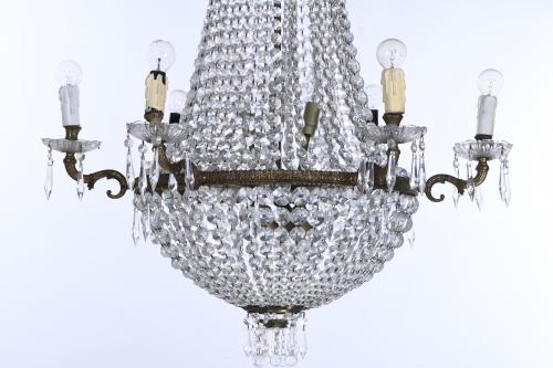 EMPIRE STYLE CEILING LAMP. 20TH CENTURY.