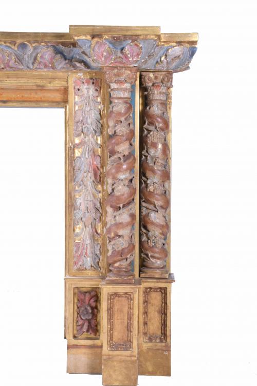 BAROQUE STYLE FIREPLACE FRAME, 20TH CENTURY. 