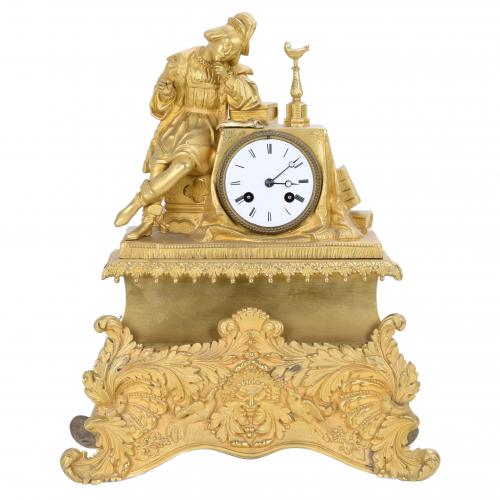 FRENCH TABLE CLOCK, 19TH - 20TH CENTURY.