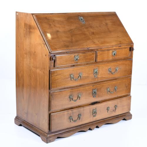 CATALAN CHEST OF DRAWERS-DESK, LAST QUARTER 18TH CENTURY.