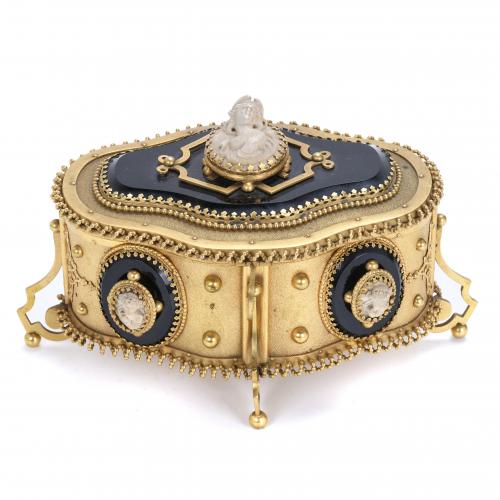 FRENCH JEWELLERY CASE, EARLY 20TH CENTURY.