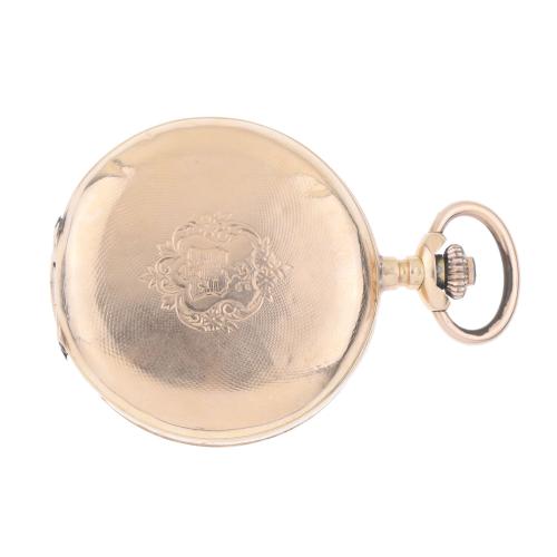 ANCRE LIGNE DROITE 13 JOYAUX. POCKET WATCH.