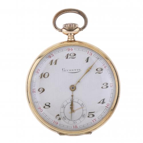 LEVRETTE. CHRONOMÈTRE 16 JOYAUX. POCKET WATCH.