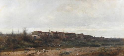 JOSEP ARMET I PORTANELL (1843-1911) "LANDSCAPE".