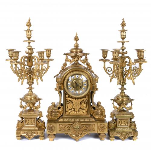 FRENCH ORNAMENT, LOUIS XVI STYLE, SECOND HALF 19TH CENTURY.