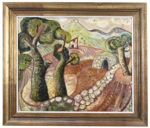 NICOLAU AMATE (1926-1998). "LANDSCAPE". 