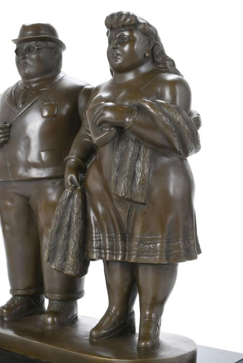 AFTER MODELS BY FERNANDO BOTERO (1932). "COUPLE".