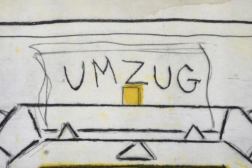 MANUEL QUEJIDO (1946).  "UMZUG MACHINE", 1991.