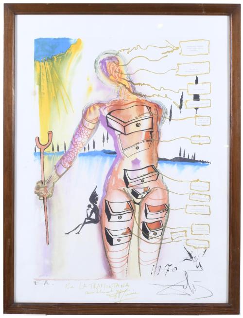 SALVADOR DALÍ I DOMÈNECH (1904-1989). "PORT LLIGAT (VENUS AUX TIROIRS)", 1970.