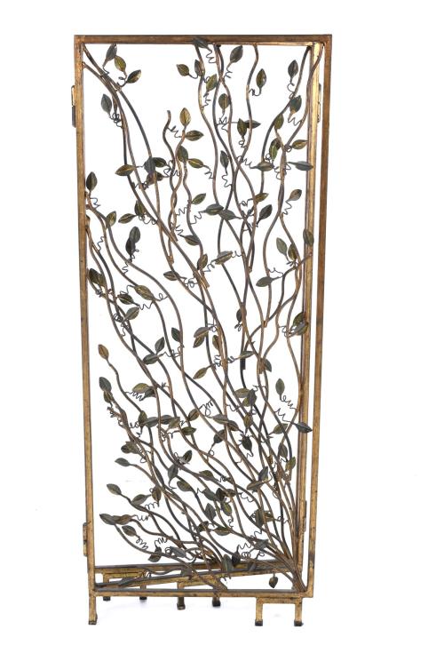 FRENCH THREE-LEAF FOLDING SCREEN, FIRST HALF 20TH CENTURY.