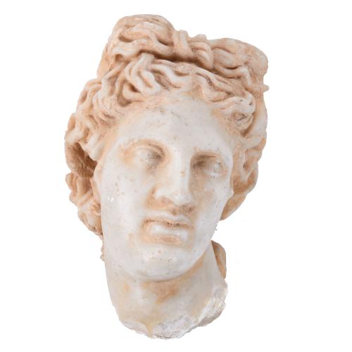 20TH CENTURY ITALIAN SCHOOL "APOLLO&#39;S HEAD". AFTER MODEL OF