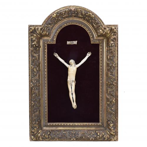 ESCUELA ESPAÑOLA, SIGLO XVIII. CRISTO CRUCIFICADO.