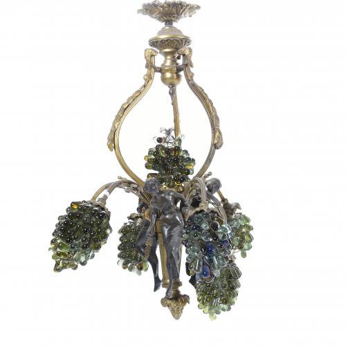 ITALIAN CEILING LAMP, EARLY 20TH CENTURY.