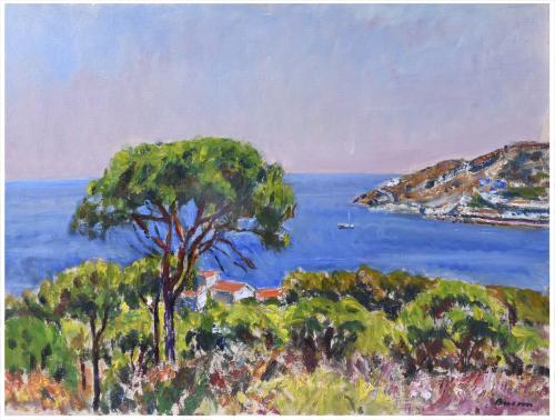 SIMÓ BUSOM (1927). "EL PI, PUNTA DE LA CREU", Port de la Selva, 1998.