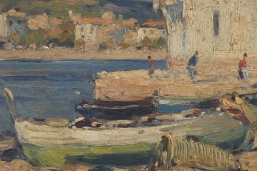 JOAQUIM TERRUELLA MATILLA (1891-1957). "PUEBLO DE LA COSTA