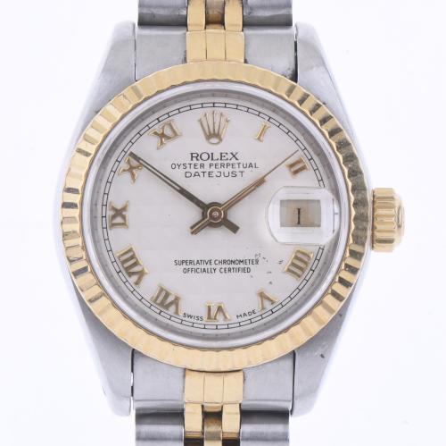 Rolex cadete acero y oro hot sale