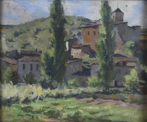 JOAN VILA PUIG (1892-1963). "PUEBLO".