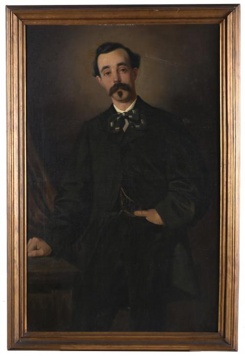 19TH CENTURY, SPANISH SCHOOL. "MAN&#39;S PORTRAIT".