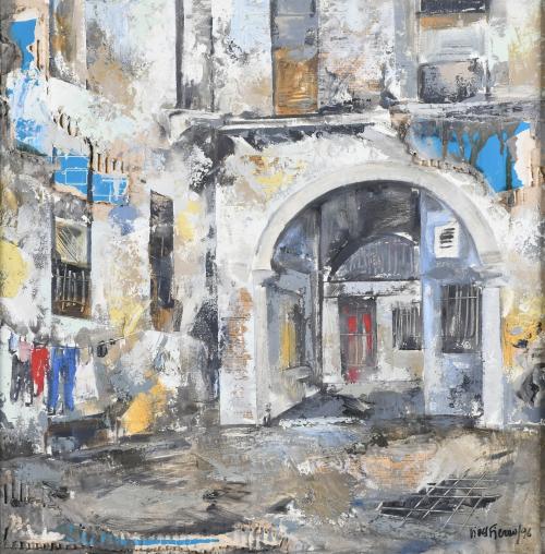 ANTONI VIVES FIERRO (1940). " INNER COURTYARD", 1996.