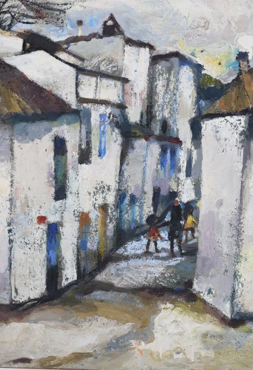 RAMÓN AGUILAR MORÉ (1924-2015). "PUEBLO", 1971.