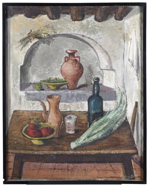 CIRILO MARTINEZ NOVILLO (1921-2008). "BODEGÓN", 1951.