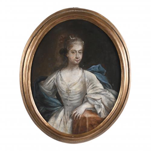 FRENCH SCHOOL, 18TH CENTURY. "PORTRAIT OF A LADY".