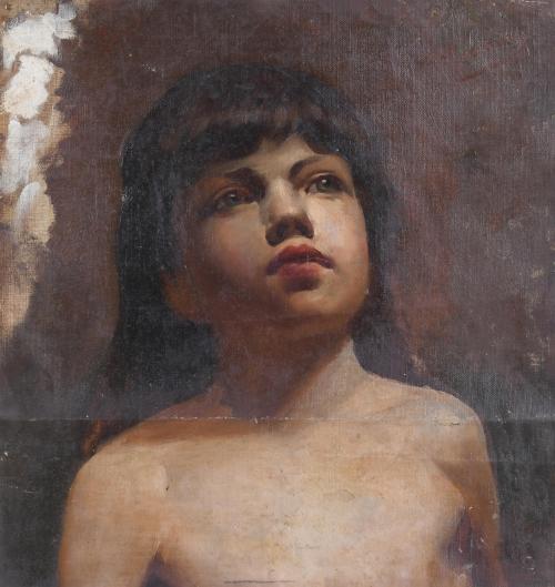 SIMÓ GÓMEZ POLO (1845-1880). "GIRL".