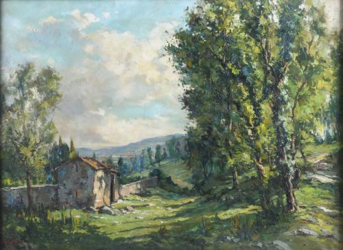 JOSEP VENTOSA DOMÈNECH (1897-1982). "MASIA", 1941.