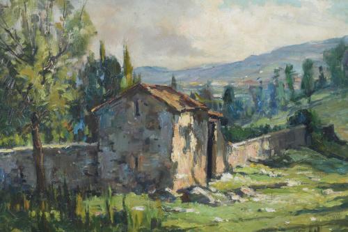 JOSEP VENTOSA DOMÈNECH (1897-1982). "MASIA", 1941.