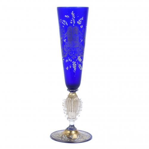 ITALIAN MURANO GOBLET, LATE 19TH-EARLY 20TH CENTURY.