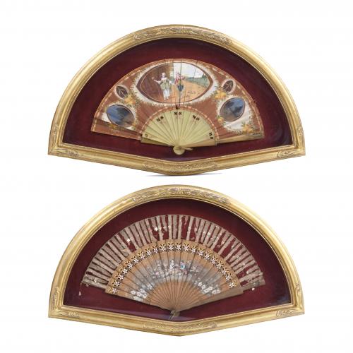 ELIZABETHAN FAN, 19TH CENTURY.