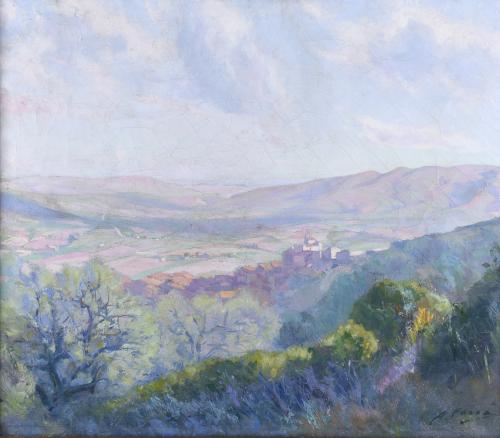 A. FARRÁ (SIGLO XX).  "PAISAJE".