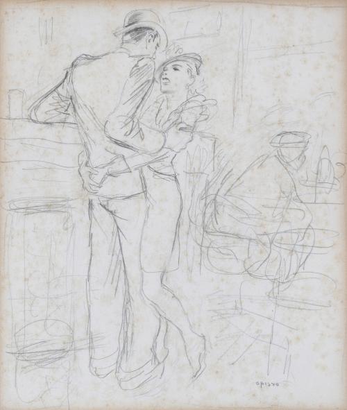 550-RICARD OPISSO (1880-1966). "PAREJA".