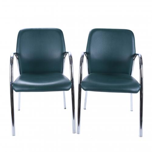 PAIR OF CHAIRS, MID 20TH CENTURY.