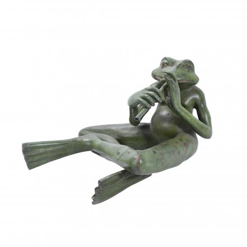 FROG-SHAPED POND FOUNTAIN, 20TH CENTURY.