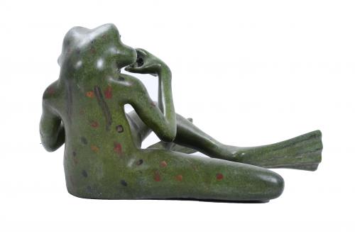 FROG-SHAPED POND FOUNTAIN, 20TH CENTURY.