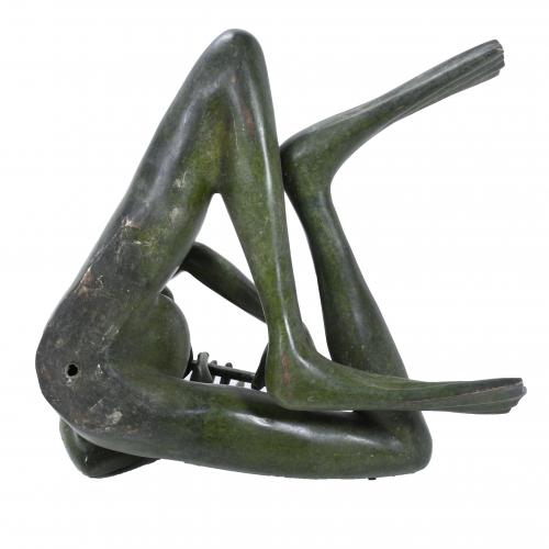 FROG-SHAPED POND FOUNTAIN, 20TH CENTURY.