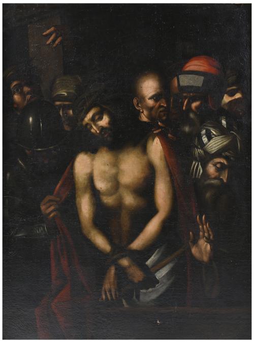 ESCUELA FLAMENCA, SIGLO XVII. "ECCE HOMO".